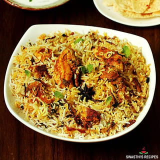 Hyderabad Chicken Dum Biryani